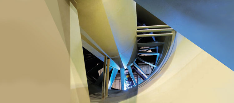 Ventilador, compressor, soprador e pré aquecedor de ar